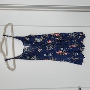 Blue Floral Romper